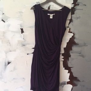 DVF Aubergine Dress